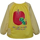 2016年 春物 はらぺこあおむし ポケット付き スモック THE WORLD OF ERIC CARLE《110cm 120cm 130cm》 イエロー◇110cm
