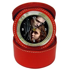 Jewelry Case Clock Red of Twilight Edward Cullen and Bella Swan Looking Glamorous