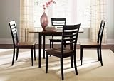Cafe 5 Pc Drop Leaf Table Set - Blackcherry