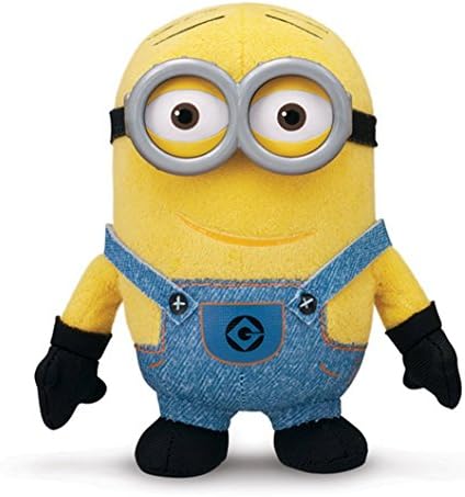 Toy24h Despicable Me Buddies-Soft Huggable Friends-Minion Dave Plush Two-eyed