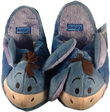 Gangtoys Fur Soft Plush Eeyore Slippers Shoes for Women Men Adult, 8 D(m) Us" (SP02)