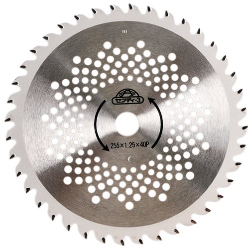 セフティ3 チップソー 軽量 メッキ 255mmX40P