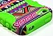 Bastex Hybrid Case for Apple Iphone 4, 4s, 4g - Bright Green Silicone / Aztec Tribal Hard