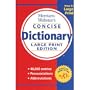 Merriam Webster Hardcover Large Print Concise Dictionary