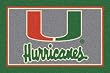 Miami Hurricanes 7' 8" x 10' 9" Team Spirit Area Rug