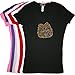 Sparkle in the Closet Pomeranian - Ladies V-Neck Rhinestone Dog Breed Shirt - Tight Fitting - Runs Small