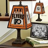 Philadelphia Flyers Glass Table 14" Lamp