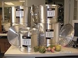 Concord Set of 5 Aluminum Stock Pots