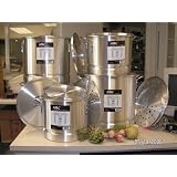 Concord Set of 5 Aluminum Stock Pots by Concord