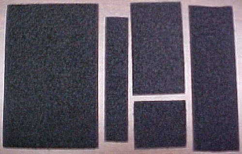 Black Velcro Replacement Items - Uniform Side