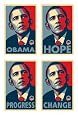 Barack Obama RARE Campaign Poster -24 x 36 - SET OF 4