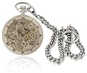 Catorex Men's Les Petites Brass Skeleton Dial Pocket Watch