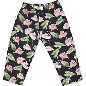 Buy Anthurium Garden Ladies Hawaiian Aloha Cropped Capri Pants by MauiShirts Women Capri Pants