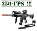 Full Auto/Semi Auto Shoots Extremely Fast and Hard 350-FPS 1:1 M16 / M4 Red Dot Version Airsoft Rifl