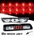 04 05 06 07-08 FORD F150 F-150 PICKUP LED THIRD TAIL BRAKE LIGHT BLACK
