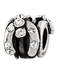 Sterling Silver Reflections Horseshoe, Lock & Cross Bead