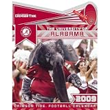 Alabama Crimson Tide 2009 Wall Calendar Fight Song