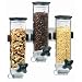 Zevro WM300 Indispensable SmartSpace Wall Mount Triple Dry-Food Dispenser
