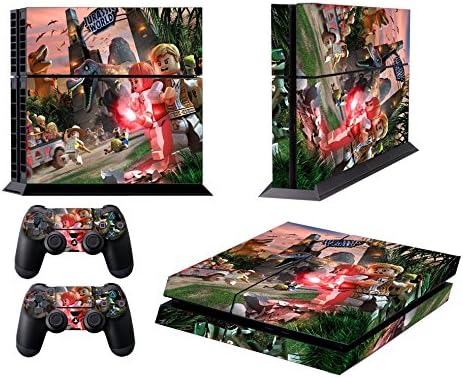 Decal Protective Sticker Case Skin for Sony Playstation 4 Console System Plus Two Controller