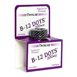 TwinLab B-12 Dots Vitamin B-12 Tablets, 500 mcg, 250-Count Bottles (Pack of 2)