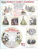 ScrapSMART -Godey`s Lady`s Fashions Cards & Envelopes: Software Collection- Microsoft Word, Jpeg & PDF Files (CARDGF152)