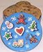 Gourmet Food : Scott's Cakes 1 lb. Chocolate Chip Cookies in a Christmas Cookie Tin