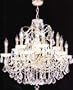 Jewelry Twelve Light Crystal Chandelier by James R. Moder