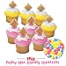 Baby Shower Cakes - 8 Baby Face Plastic Pics (Caucasian) for Cakes, Cupcakes & Cookies & FREE Baby Candy Confetti Sprinkles