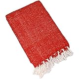 YogaDirect Solid Color Deluxe Mexican Yoga Blanket