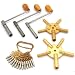 19 Clock Crank 5 Prong Pocket Watch Clockmakers Keys