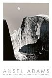 Moon And Half Dome by Ansel Adams 21 