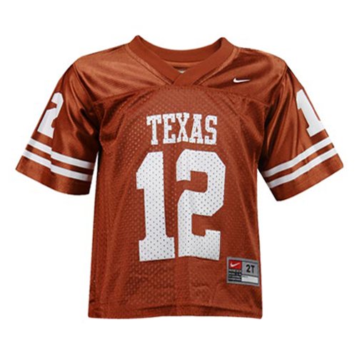 Nike Texas Longhorns #12 Focal Orange Toddler Replica Football Jersey