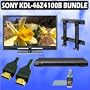 Sony Bravia Z-Series KDL-46Z4100B 46in. 1080P Black LCD TV + Sony DVD Player w/ Wall Mount Accessory Kit