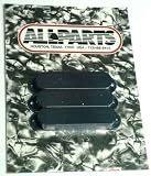 Pickup Cover Set for Strat® (3 Pieces) NO HOLES, Black