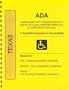 ADA Americans with Disabilities Act Compliance Manual for Texas