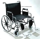 Bariatric Wheelchair Rem Full & Adj Height Arms 20 Wide