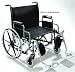 ` Bariatric Wheelchair Rem Desk Arms 30" Wide 700 lb. Weight capacity * Powder coated silver vein f