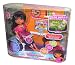 Nickelodeon Dora Links 12 Inch Doll with Lights and Sounds - Dora's Explorer Girls with Hairbrush, Bag, Doll Stand and USB Cable to Unlock Dora's Online World on Your Computer