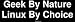 Geek By Nature Linux By Choice Bumper Sticker