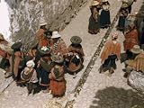 People Going to Market Walk Street with Open, Incan-Style Gutter Photographic Poster Print, 24x32