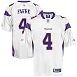 Brett Favre Jersey: Reebok White Replica #4 Minnesota Vikings Jersey