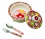 Sugar Booger "Campground Critters" Feeding Collection Covered Bowl Gift Set