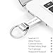 USB Flash 2.0 64GB Waterproof Metal Pendrive Key Ring