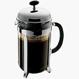 Bodum 112-01 Melior French Press 12 Cup Coffee Maker, Chrome