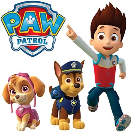 Paw Patrol Totally Movable Wall Sticker Easy Remove Reuse
