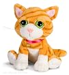 Plush Cat, Bright Eyes Orange Tabby Plush Cat
