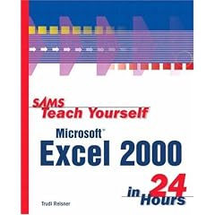 Sams Teach Yourself Microsoft Excel 2000 in 24 Hours (Sams Teach Yourself)