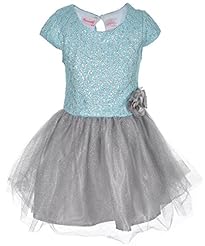 Toddler Polyester Glittering  Dress