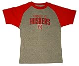Nebraska Cornhuskers Reebok Youth Raglan Tee