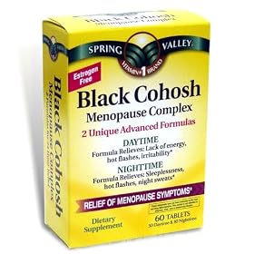 Spring Valley - Black Cohosh Menopause Complex, 60 Tablets, Daytime and Nighttime Advanced Formula